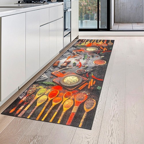 Teppich küche läufer schwarz - teppich,