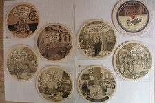 8  versch.  SERIEN  BIERDECKEL