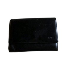 Bree Portemonnaie Geldbörse Geldbeutel Brieftasche Schwarz Unisex Leder 