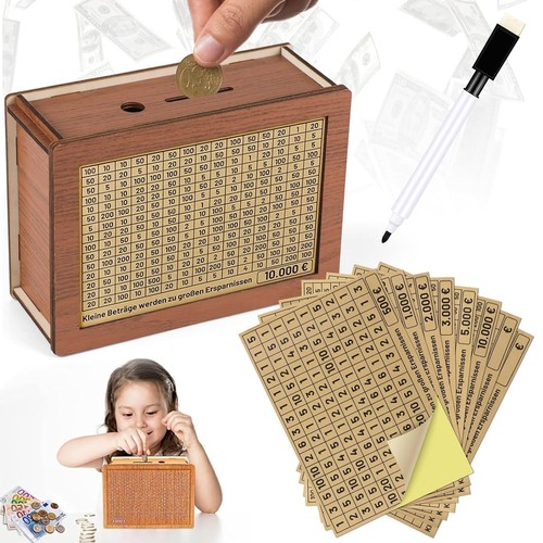 Spardose holz sparbox - spardose,