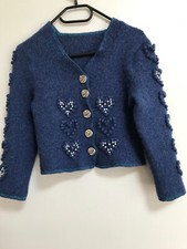 Trachtenjacke Damen Gr. S, handgestrickt und gefilzt