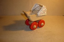 Puppenhaus - Puppenstuben alter DDR Holz - Kinderwagen - Puppenwagen !
