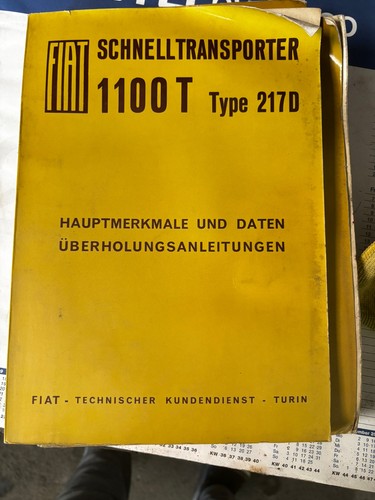 überholungsanleitung fiat - Überholungsanleitung,