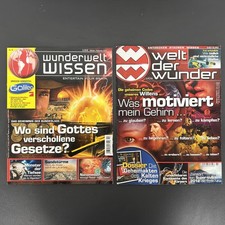2 x Jugendzeitschriften - "Galileo - Wunderwelt Wissen" und "Welt der Wunder"