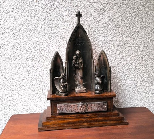 Antiker gotischer hausaltar - gotischer,