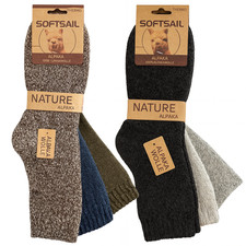 3 Paar Alpaka Socken Herren