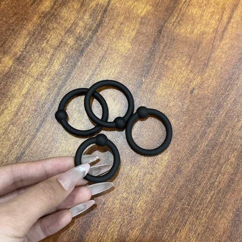 4pcs penisring silikon - 4pcs,