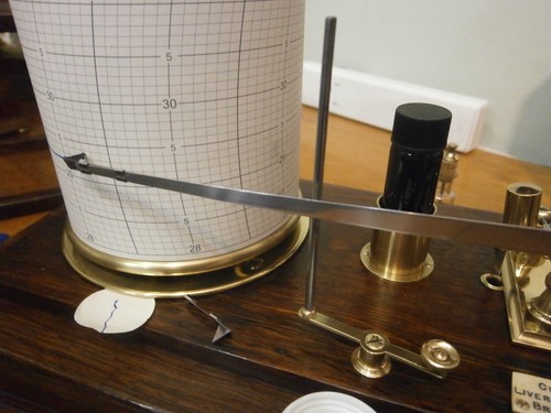 Barograph nib blue - blue, ink