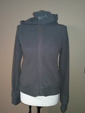 Fresh Made Fleecejacke Jacke grau mit Elch Gr.S