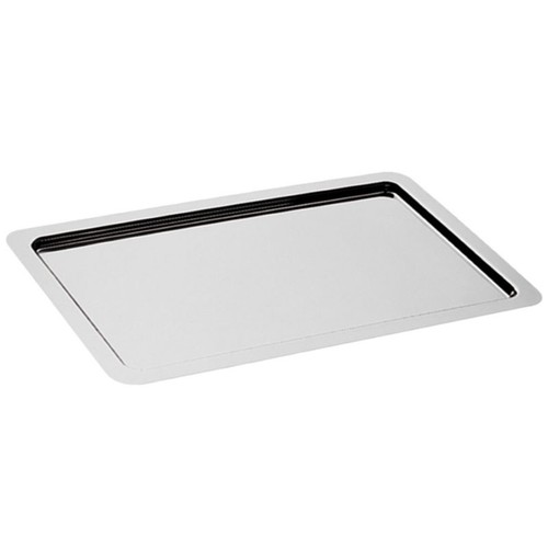 Edelstahl tablett - 1/2,