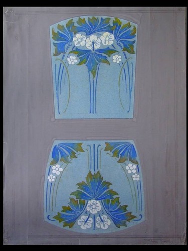 Jugendstil blumendekor - jugendstil,,
