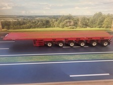 WSI 1:50 Nooteboom 6 achs Ballasttrailer rot