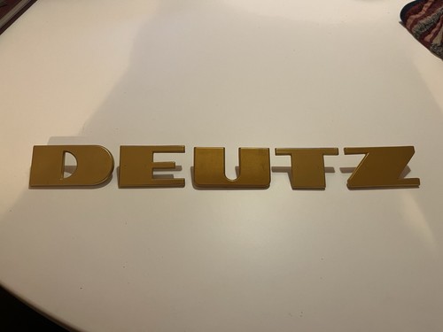 Deutz haubenschriftzug emblem - deutz,