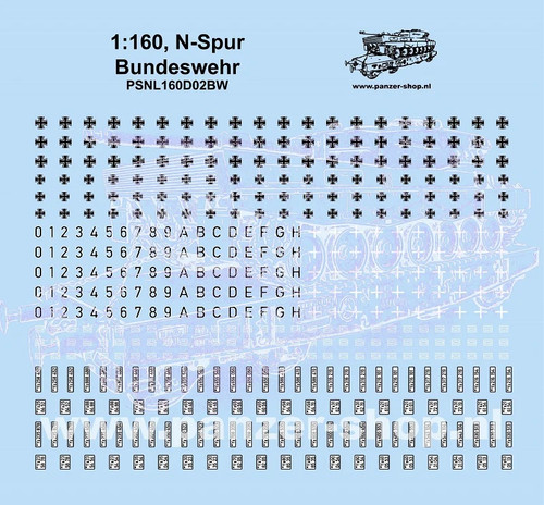 Spur bundeswehr decals - (n),