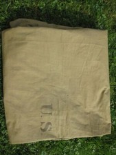 US Army Zeltplane Original Khaki 1.Modell WWII Tent Cover Shelter USMC Marines