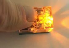 LEGO 1x Lichtstein gelb orange