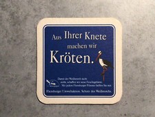 Bierdeckel Coaster Beermat Flensburger Pilsener "Kröten" #1001#