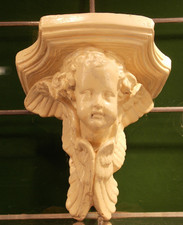 antike Wand Konsole Engel