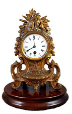 Carteluhr Kaminuhr Bronze