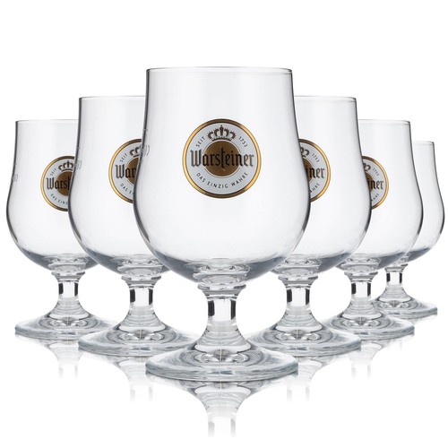 Warsteiner bierglas - 6x,