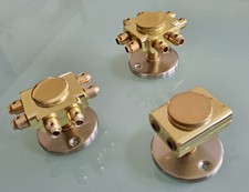 SÖLKEN 12V Schienensystem Deckenbefestigung Bicolor Messing-Nickel und Schienen