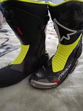 Motorradstiefel der Marke Stylmartin Stealth ,Schwarz/Gelb, Größe 41, wie neu