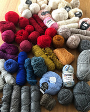 KONVOLUT WOLLE / WOLLRESTE - Markenwolle, Cool Wool, Merinowolle, ca. 2,5 kg