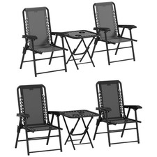 Bistro Set 3-teilig aus Stahl