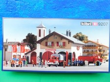 F16 Kibri H0 Bausatz 9207 Feuerwehr Schneuzelreuth inkl. Fahrzeuge OVP TOP