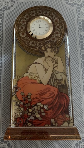 Uhr tischuhr glas goebel - glas,,