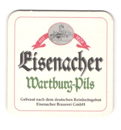 Bierdeckel eisenach - bierdeckel,