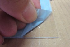 PET-G Folie Platte Vivak® 0,75mm Zuschnitt 372 x 320 mm  Kunststoffglas, klar