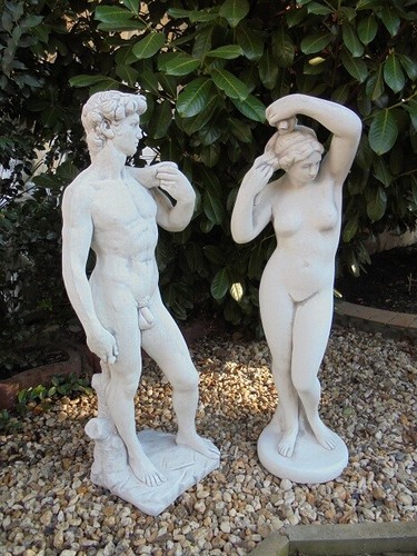 Steinfiguren david von - "david,