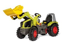 Rolly Toys Trettraktor Premium Claas Axion 960 + Frontlader, Zweigangschaltung