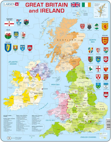 Puzzle großbritannien - großbritannien, &