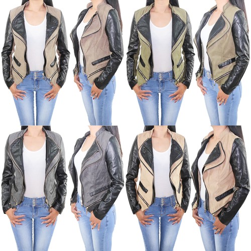 Damen bikerjacke kunst - damen,