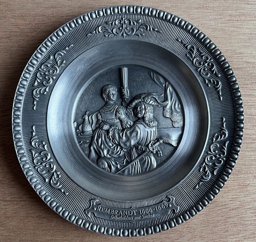Wmf zinnteller rembrandt van - rembrandt,