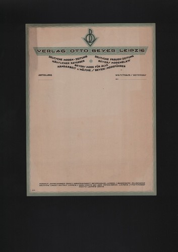 Leipzig briefbogen 1930 otto - 1930,,