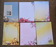 12 Blatt Briefpapier mit