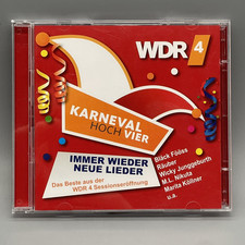 Karneval Hoch Vier-Immer wieder neue Lieder WDR4 2CD | 2014 Zustand gut