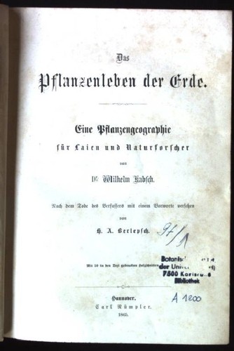 Das pflanzenleben der erde - pflanzenleben,