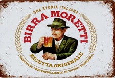 Blechschild Moretti 20x30cm