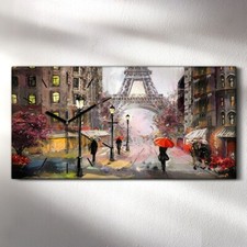 Wanduhr bürouhr leinwand bild - wanduhr,