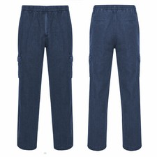 Herren Cargo-Hose Jeans-Hose