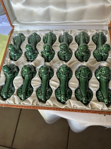 Messerbänkchen grüne pudel - messerbänkchen,