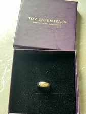 Gold Schmuck Breiter Dome ring