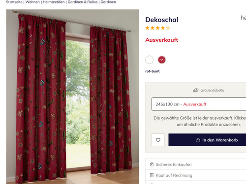 Dekoschal gardine vorhang - st.dekoschal,
