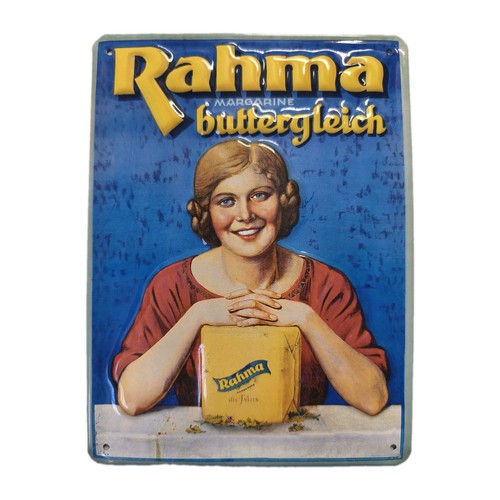 Blechschild rahma margarine - rahma,