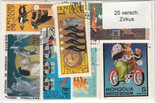 Verschiedene briefmarken - 25,
