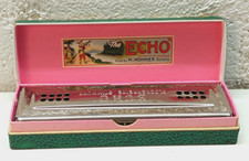 alte M. Hohner The Echo Harp Mundharmonika | Glockenreine Stimmung mit OVP-25496